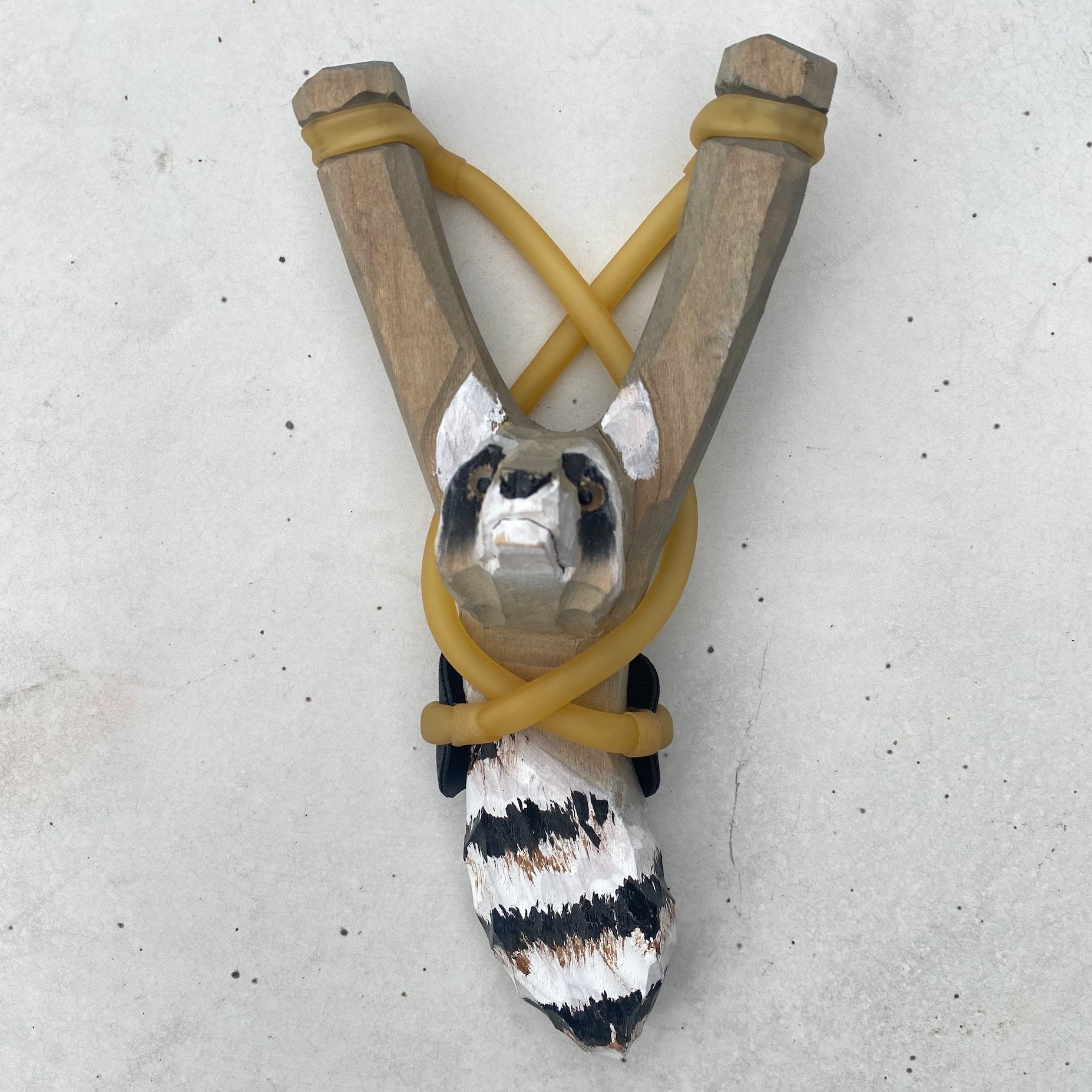 Wooden Animal Slingshot - Bamboo Switch