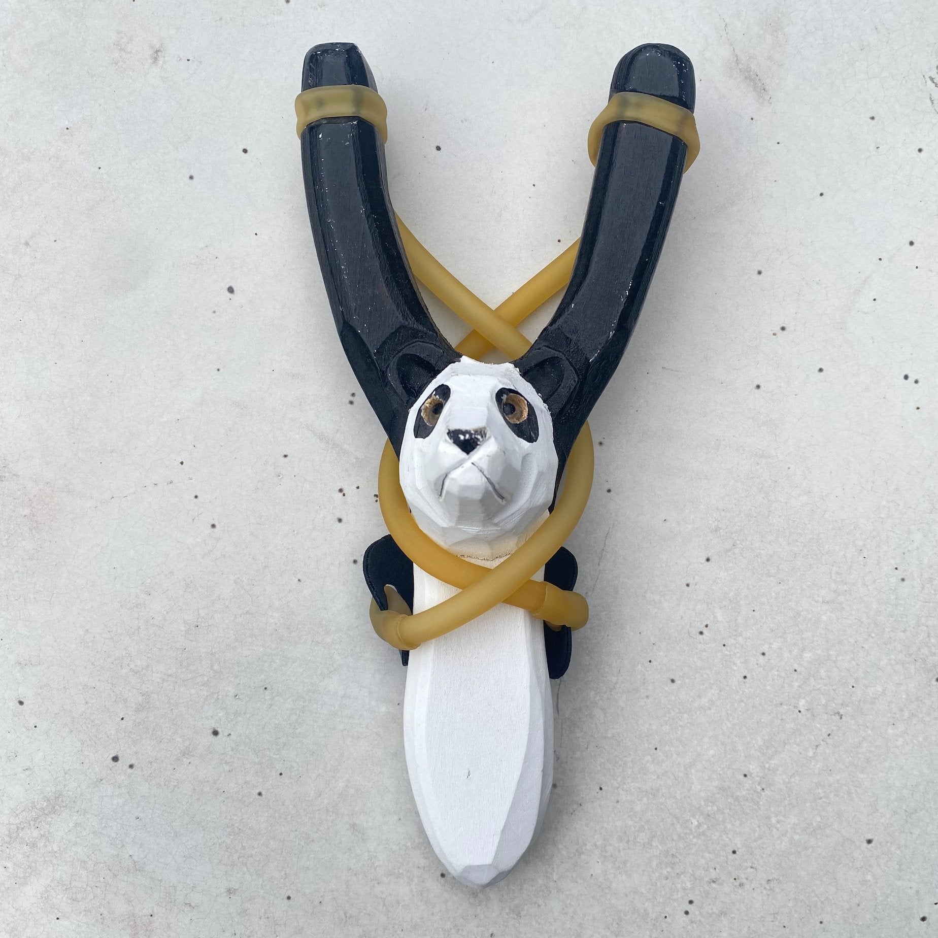 Wooden Animal Slingshot - Bamboo Switch