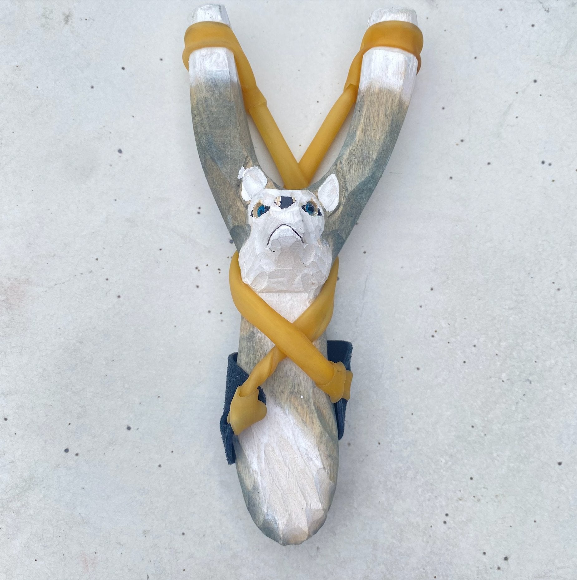 Wooden Animal Slingshot - Bamboo Switch