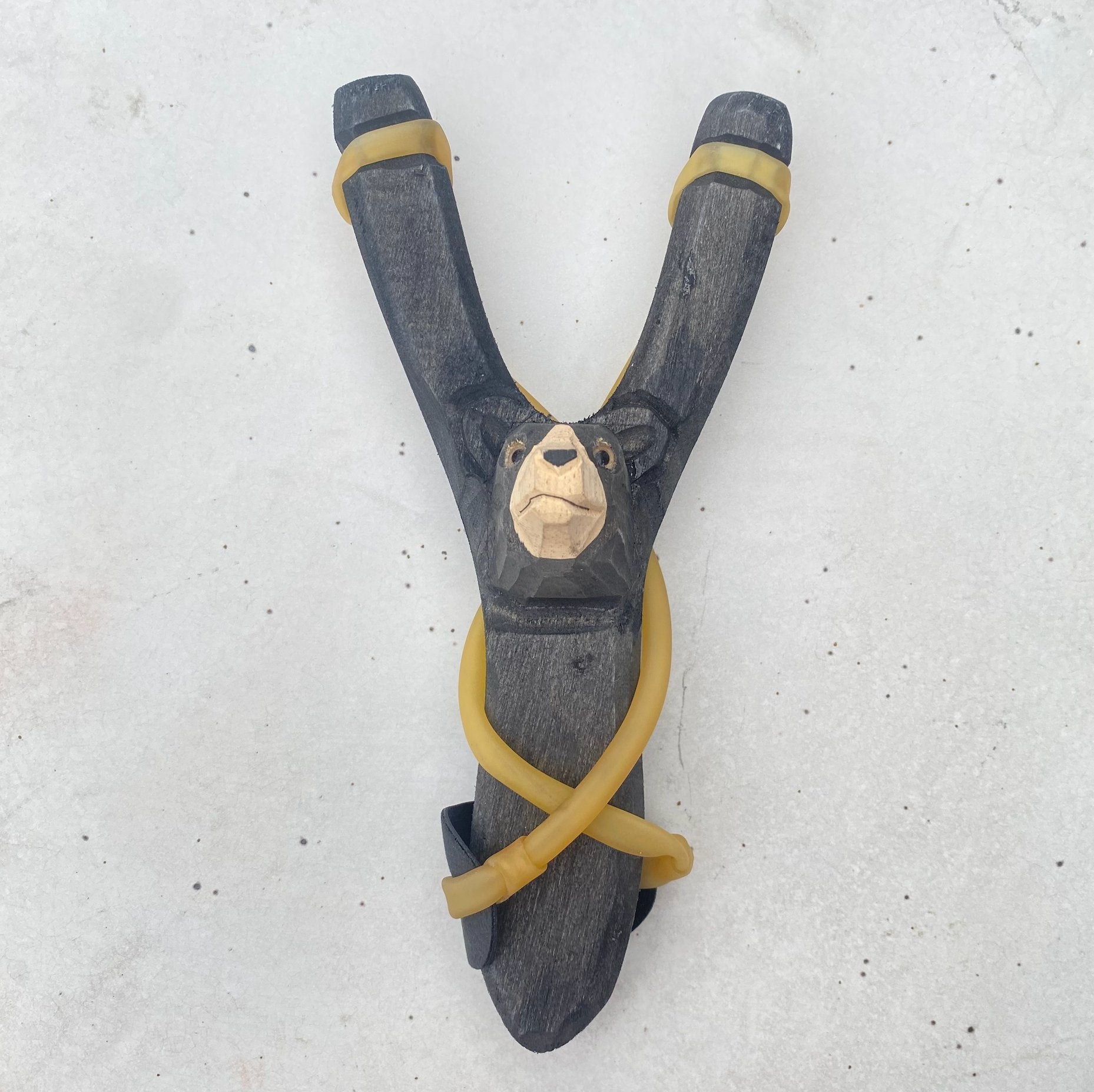 Wooden Animal Slingshot - Bamboo Switch