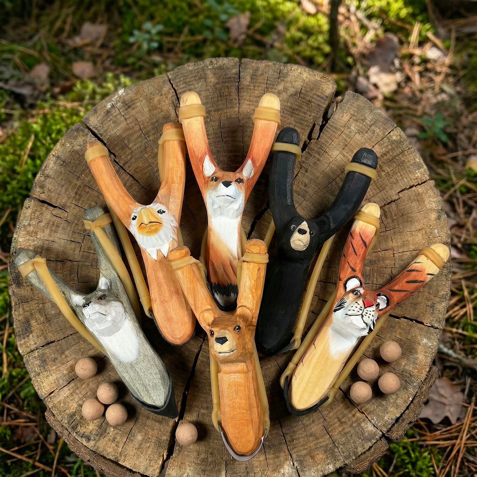 Wooden Toy | Animal Slingshot - Bamboo Switch