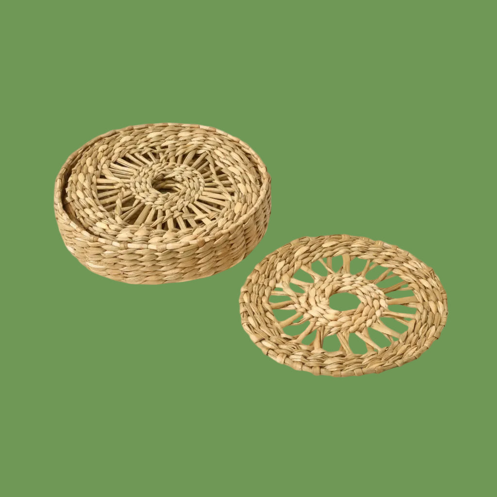 Woven Coaster Set of 4 - Bamboo Switch