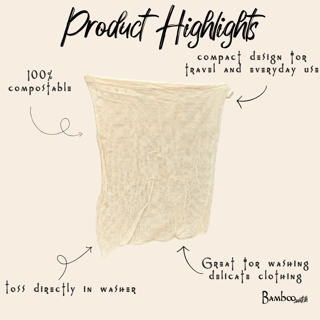 XL Delicates & Laundry Bag - Bamboo Switch