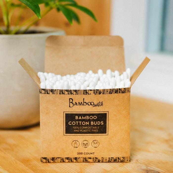 Bamboo Cotton Ear Buds | 200 ct - Bamboo Switch
