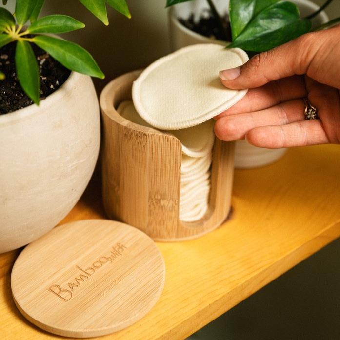 Bamboo Facial Rounds Holder - Bamboo Switch