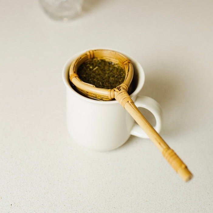 Bamboo Hand Woven Tea Strainer - Bamboo Switch