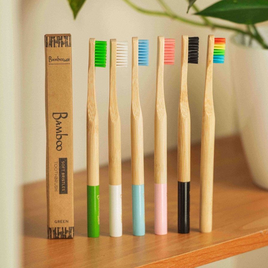 Bamboo Toothbrush | Round Handle - Bamboo Switch