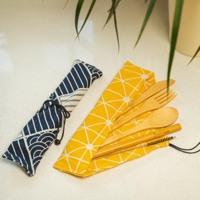 Bamboo Travel Cutlery Set - Bamboo Switch