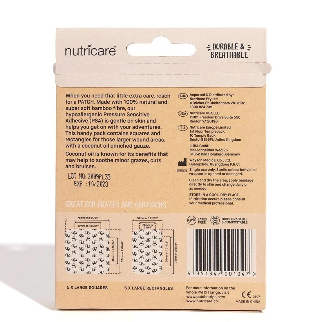 PATCH Large Bamboo Bandages - Bamboo Switch