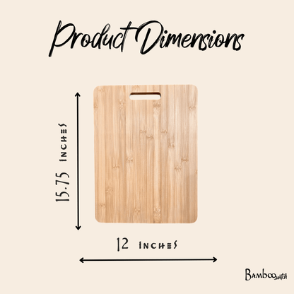 16" Bamboo Cutting Board with Handle - Bamboo Switch