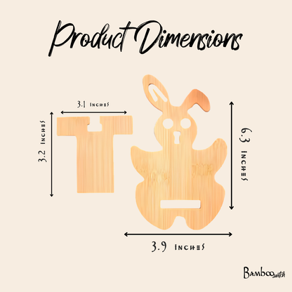 Bamboo Phone Stand Bunny