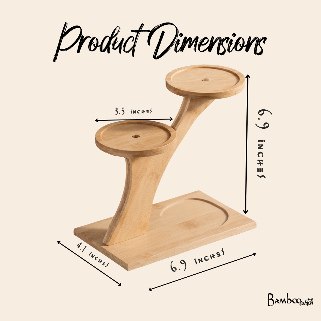 Bamboo Plant Stand | For Succulents