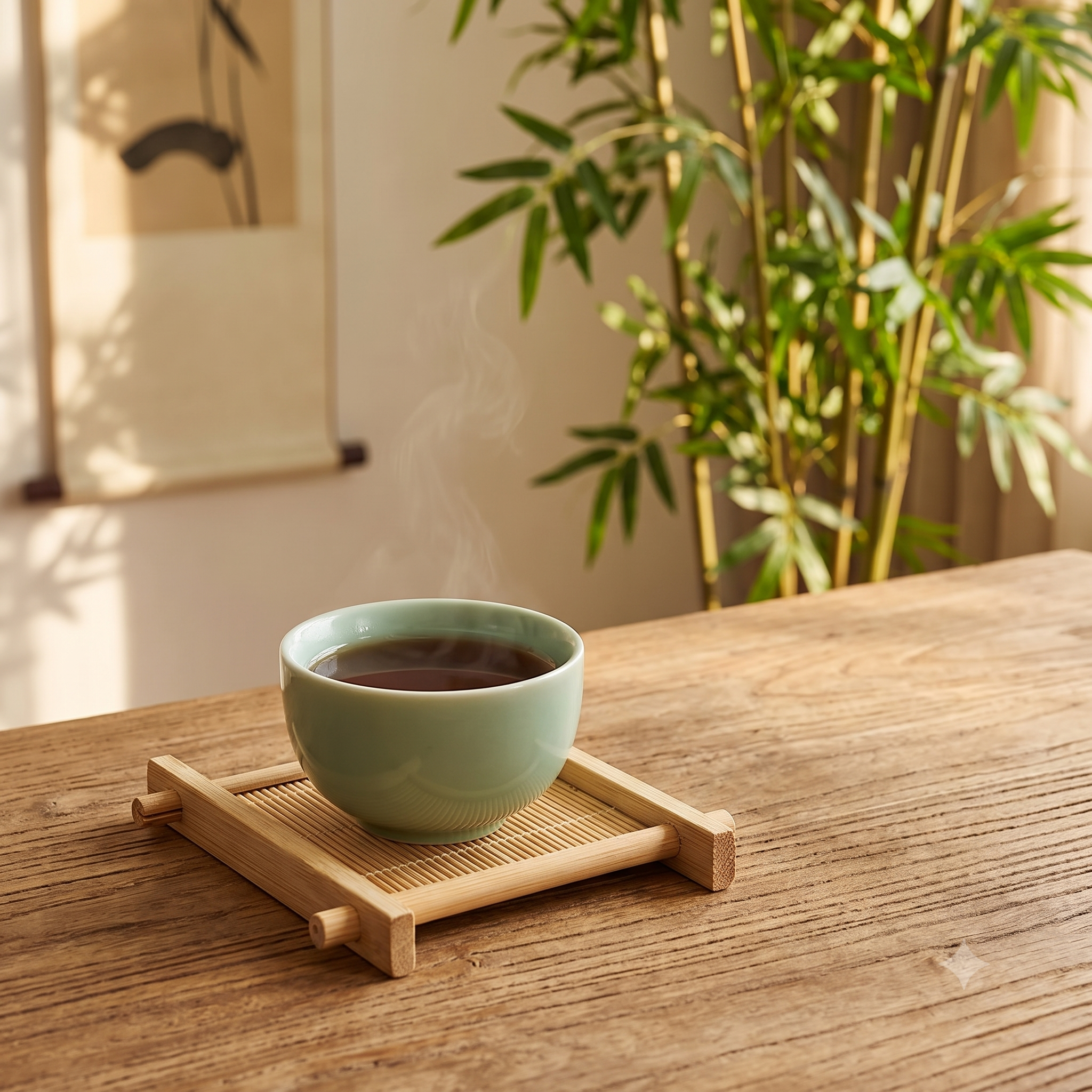 Bamboo Japanese Tea Coaster | Bamboo Switch