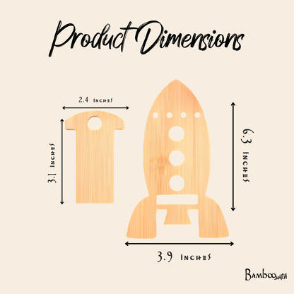 Bamboo Phone Stand Rocket Ship | Bamboo Switch