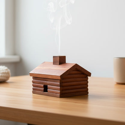 Winter Cabin Incense Burner