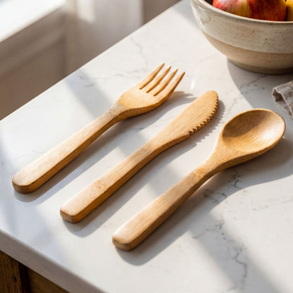 Bamboo Utensil — Fork, Knife, or Spoon