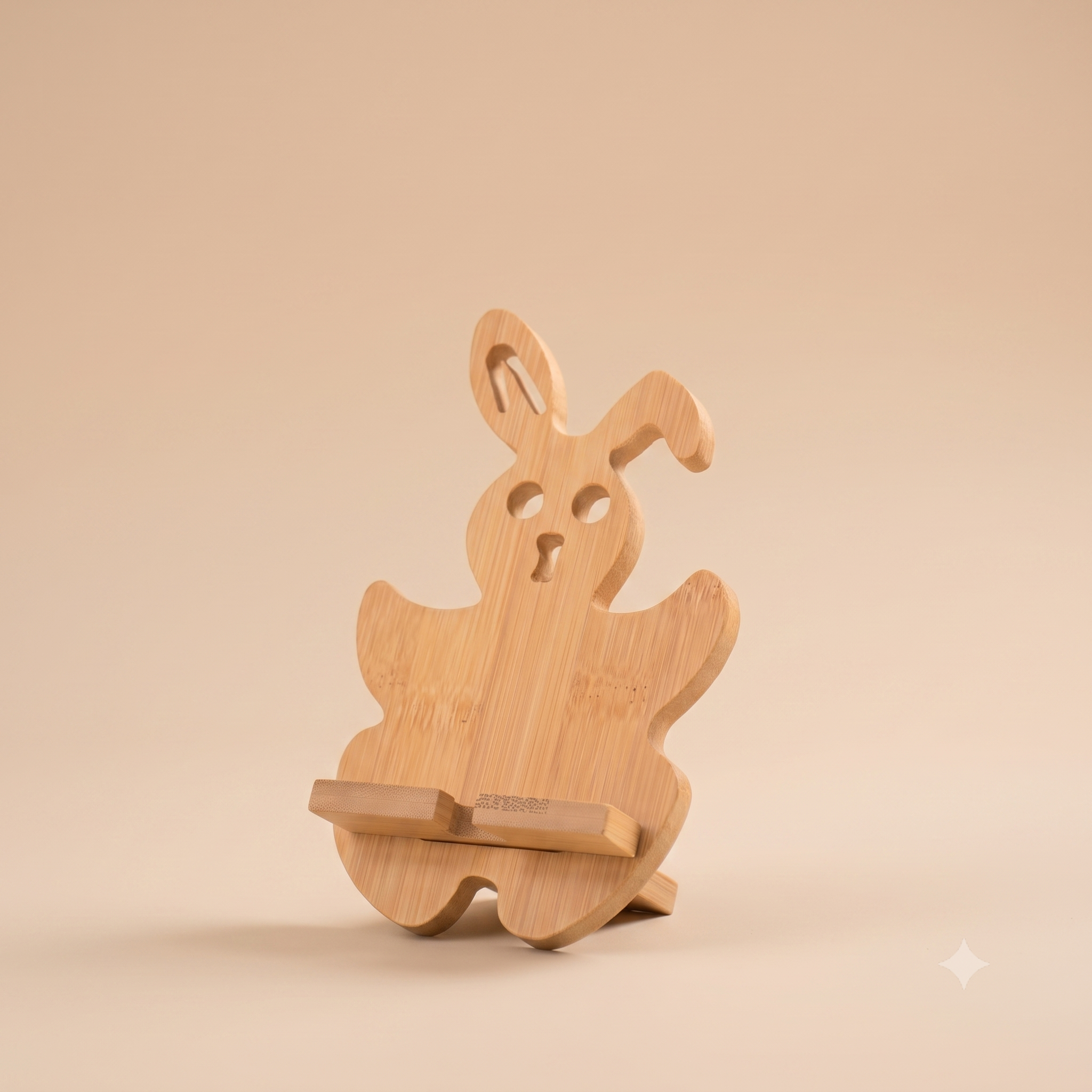 Bamboo Phone Stand Bunny
