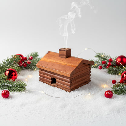 Winter Cabin Incense Burner