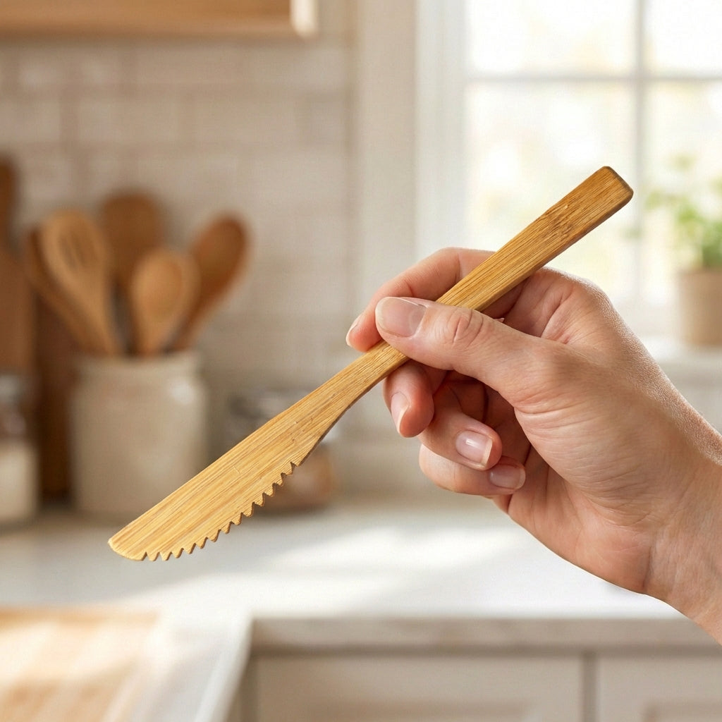Bamboo Utensil — Fork, Knife, or Spoon