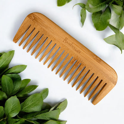 Bamboo Wide Tooth Comb | Pointed