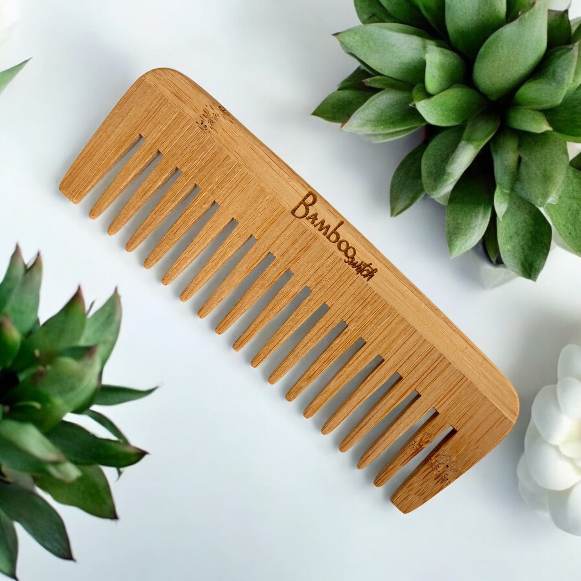 Bamboo Wide Tooth Detangling Comb