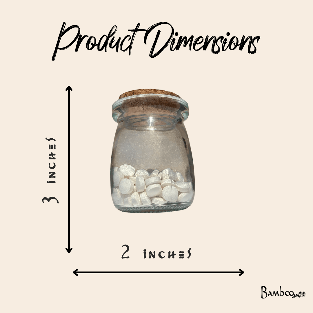 All Natural Toothpaste Tablets | 90ct in Glass Jar - Bamboo Switch