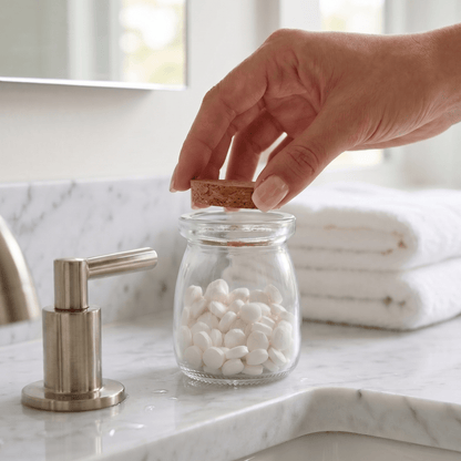 All Natural Toothpaste Tablets | 90ct in Glass Jar - Bamboo Switch