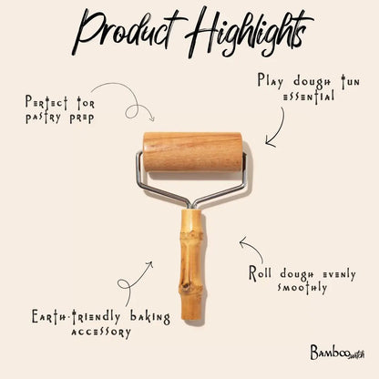 Bamboo Baking and Pizza Roller - Bamboo Switch
