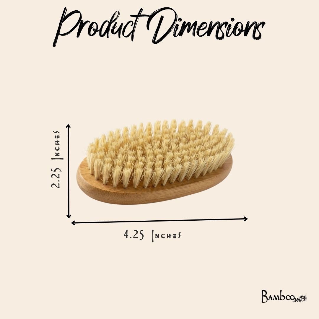 Bamboo Beard Brush - Bamboo Switch