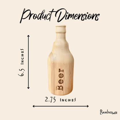 Bamboo Bottle-Shaped Bottle Opener - Bamboo Switch