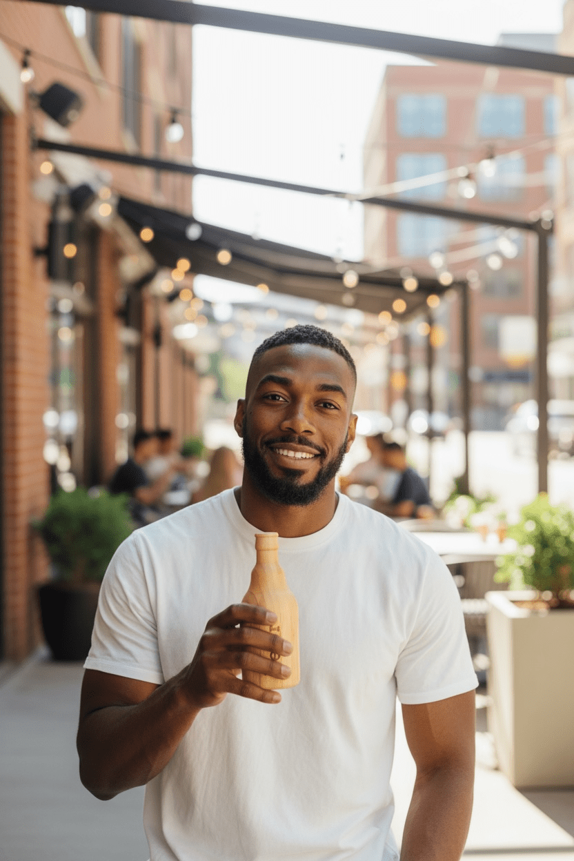 Bamboo Bottle - Shaped Bottle Opener - Bamboo Switch