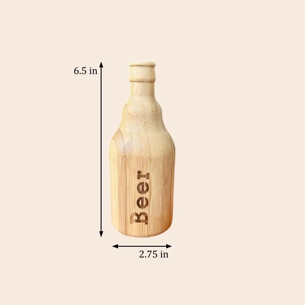 Bamboo Bottle - Shaped Bottle Opener - Bamboo Switch
