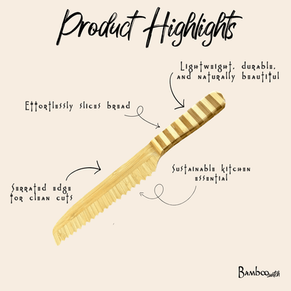 Bamboo Bread Knife - Bamboo Switch