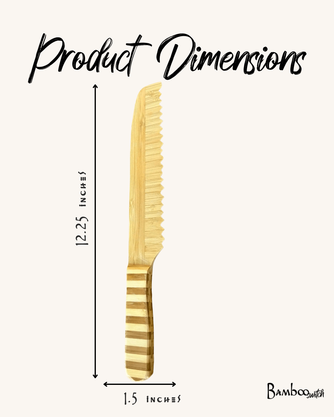 Bamboo Bread Knife - Bamboo Switch
