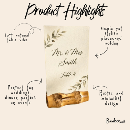 Bamboo Card Holder - Bamboo Switch