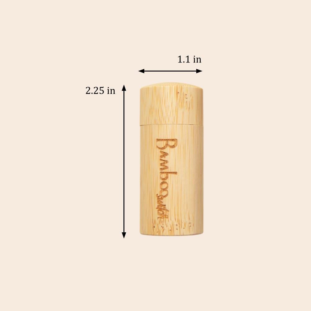 Bamboo Charcoal Floss in Bamboo Container - Bamboo Switch