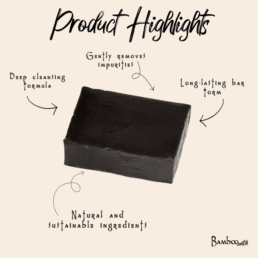 Bamboo Charcoal Soap Bar - Bamboo Switch