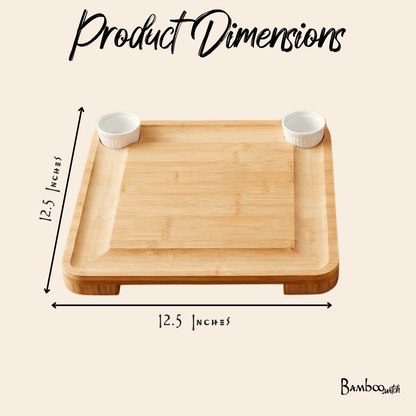 Bamboo Charcuterie Board Set with Cheese Tools - Bamboo Switch