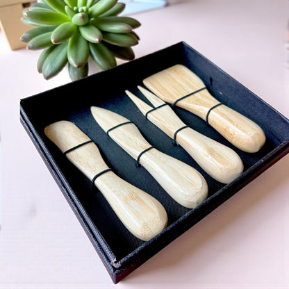 Bamboo Cheese Knife Box Set - Bamboo Switch