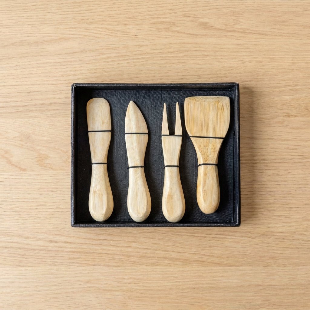 Bamboo Cheese Knife Box Set - Bamboo Switch