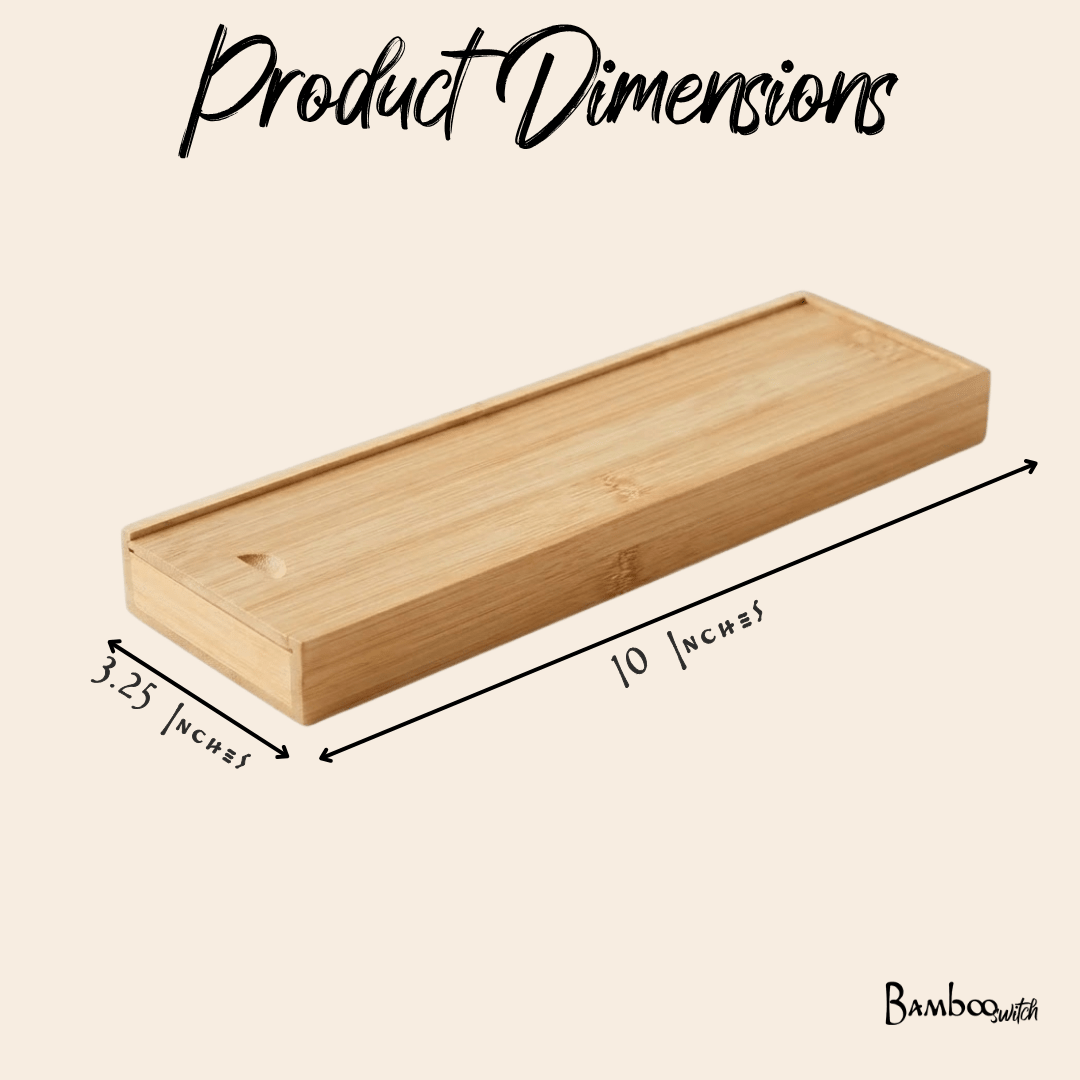 Bamboo Chopstick Box - Large - Bamboo Switch