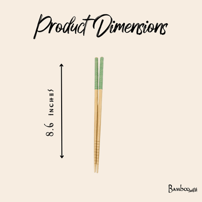 Bamboo Chopsticks | 2 Sets | Multicolor - Bamboo Switch