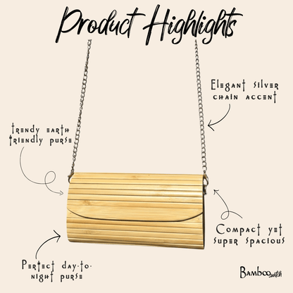 Bamboo Clutch Purse - Bamboo Switch
