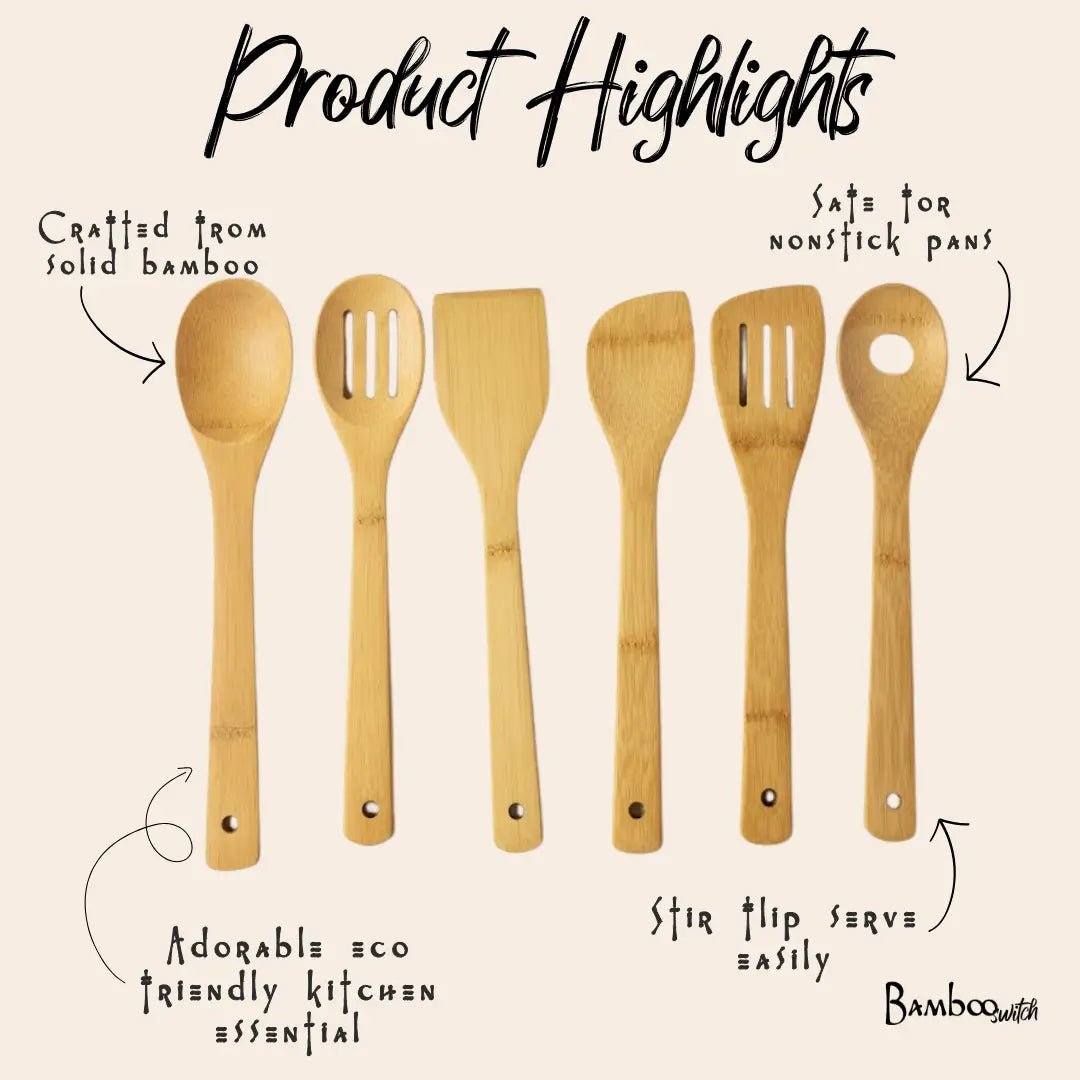 Bamboo Cooking Spatula - Bamboo Switch