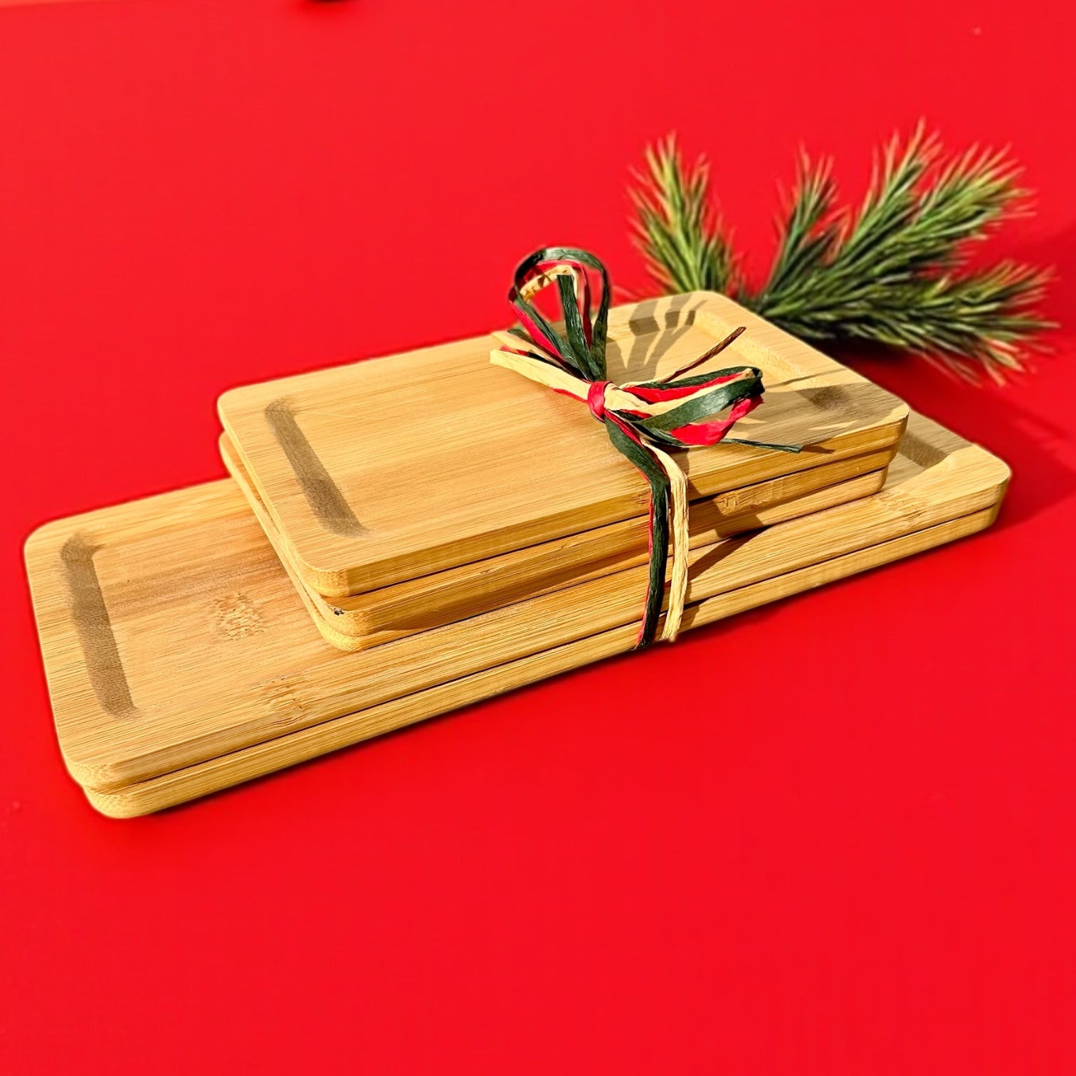 Bamboo Dining Plate Set | 5 piece - Bamboo Switch