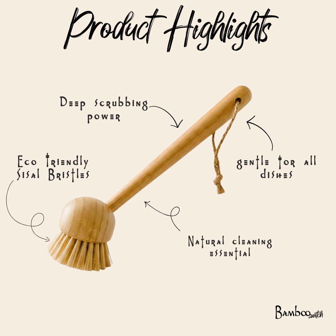 Bamboo Dish Brush - Bamboo Switch
