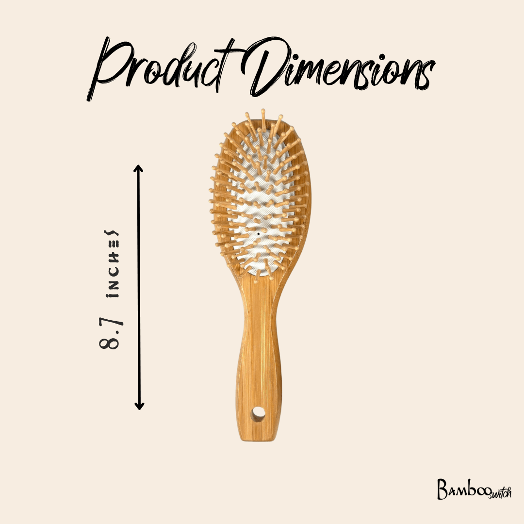 Bamboo Double-Sided Hair Brush - Bamboo Switch