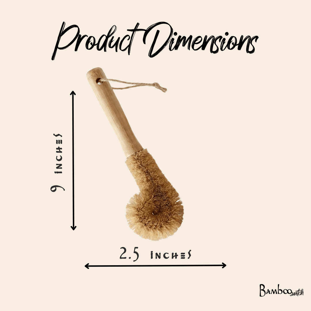 Bamboo Drinkware Cleaning Brush | Straight - Bamboo Switch