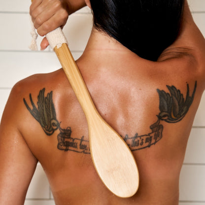 Bamboo Dry Brush | Curved Handle - Bamboo Switch