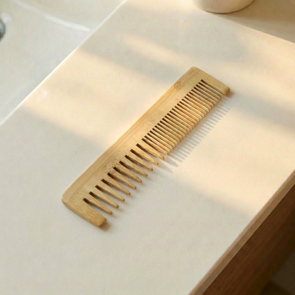 Bamboo Dual Pocket Comb - Bamboo Switch